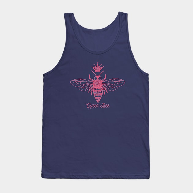 Queen Bee - Pink Tank Top by Olooriel